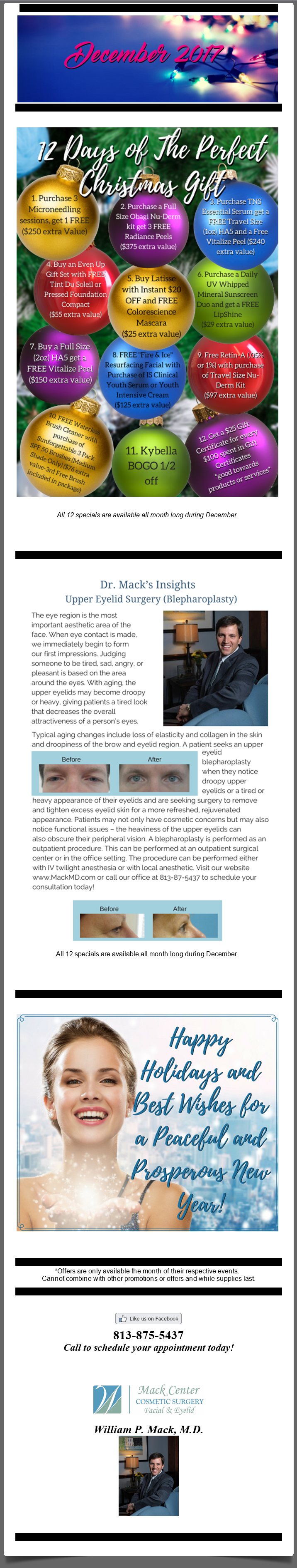 December 2017 Specials