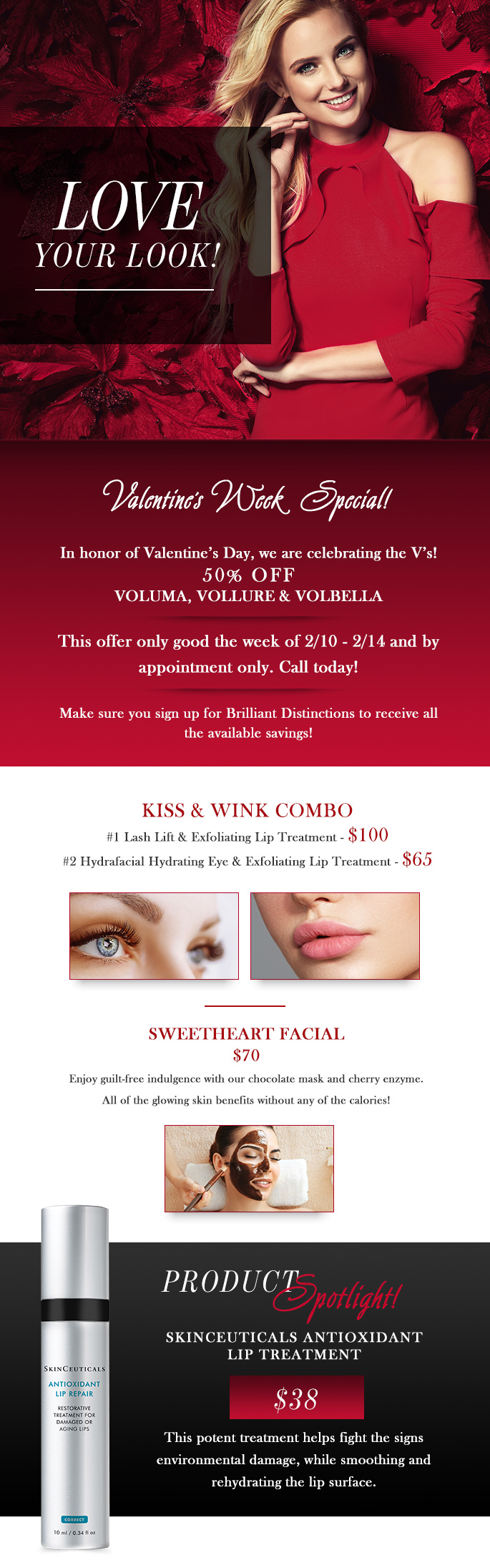 LOVE your look with our February Specials!