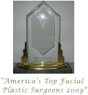 America top facial plastic surgeons 2009 award
